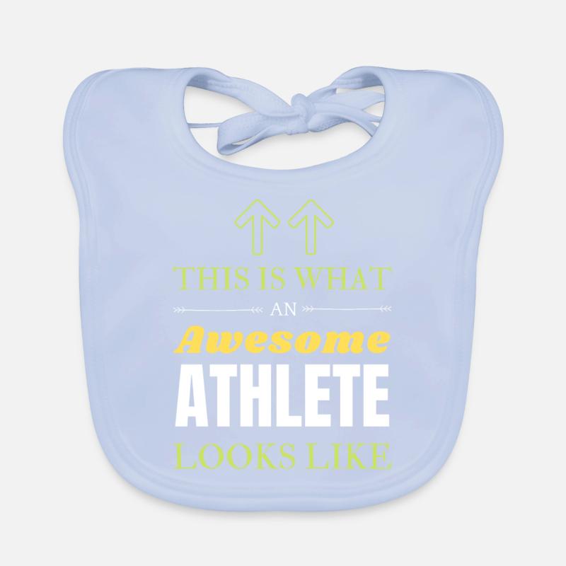 Athlète Bavoir bio Bébé