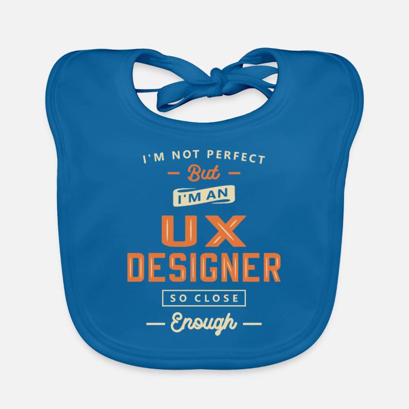 UX Designer Drôle Titre du poste Profession Bavoir bio Bébé