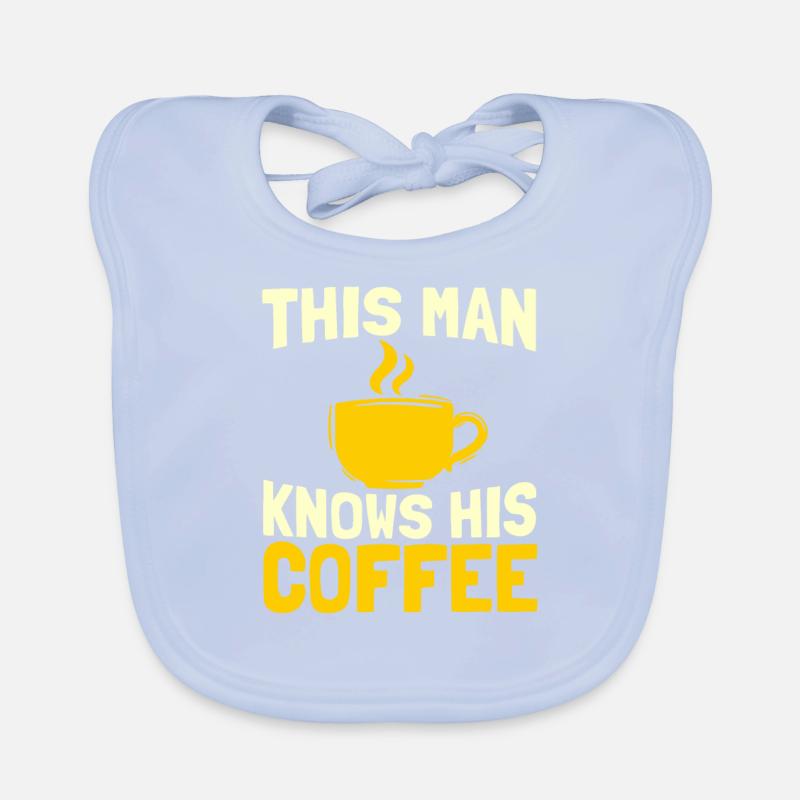 Coffee Coffee Drinker Coffee Lovers Organic Baby Bibs