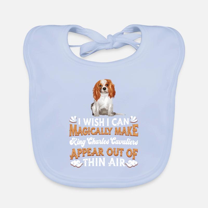 King Charles Cavalier Hund Baby Bio-Lätzchen