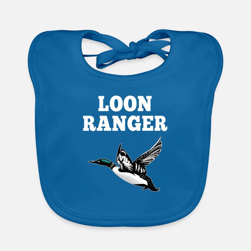 Loon Ranger Common Loon Eistaucher Flugvogel Baby Bio-Lätzchen
