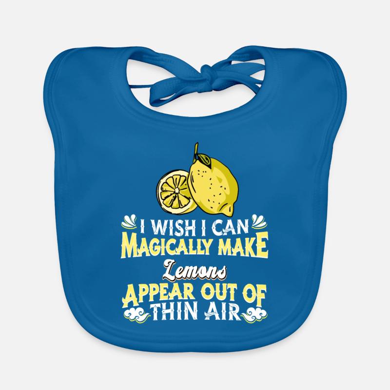 Lemon Citrus Fruit Lime Organic Baby Bibs