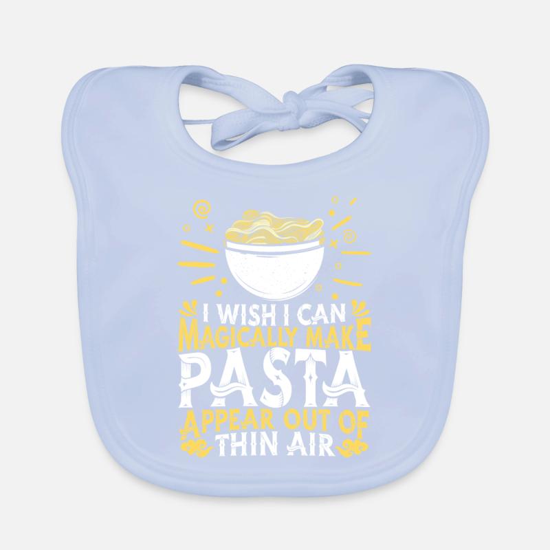 Pâtes Pâtes Plats Pâtes Spaghetti Bavoir bio Bébé