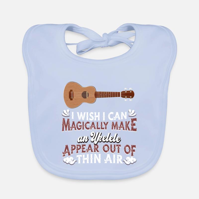 Ukulele Organic Baby Bibs