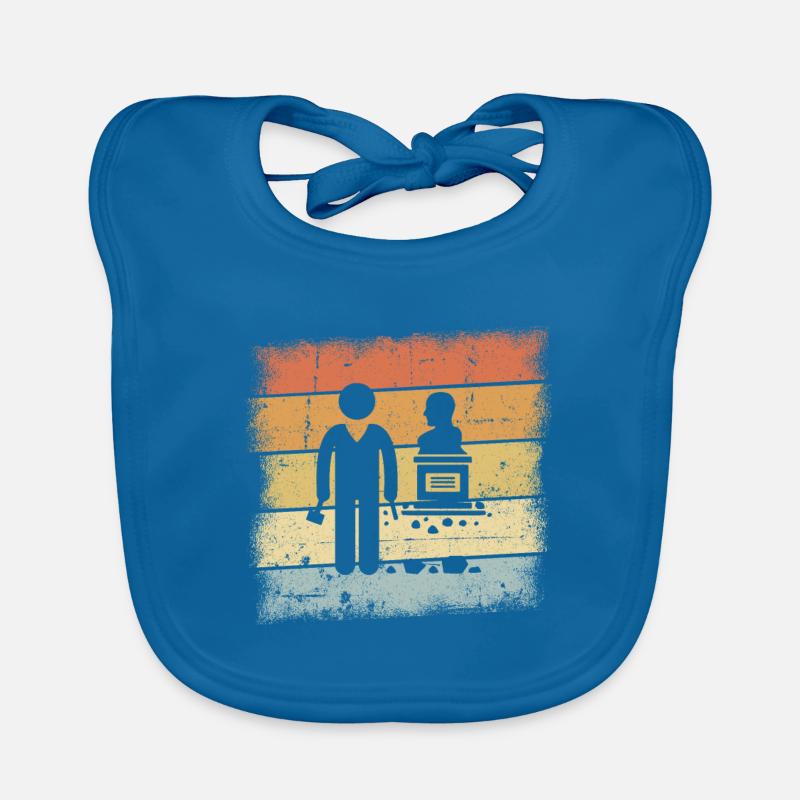 Bildhauer Geschenk Baby Bio-Lätzchen