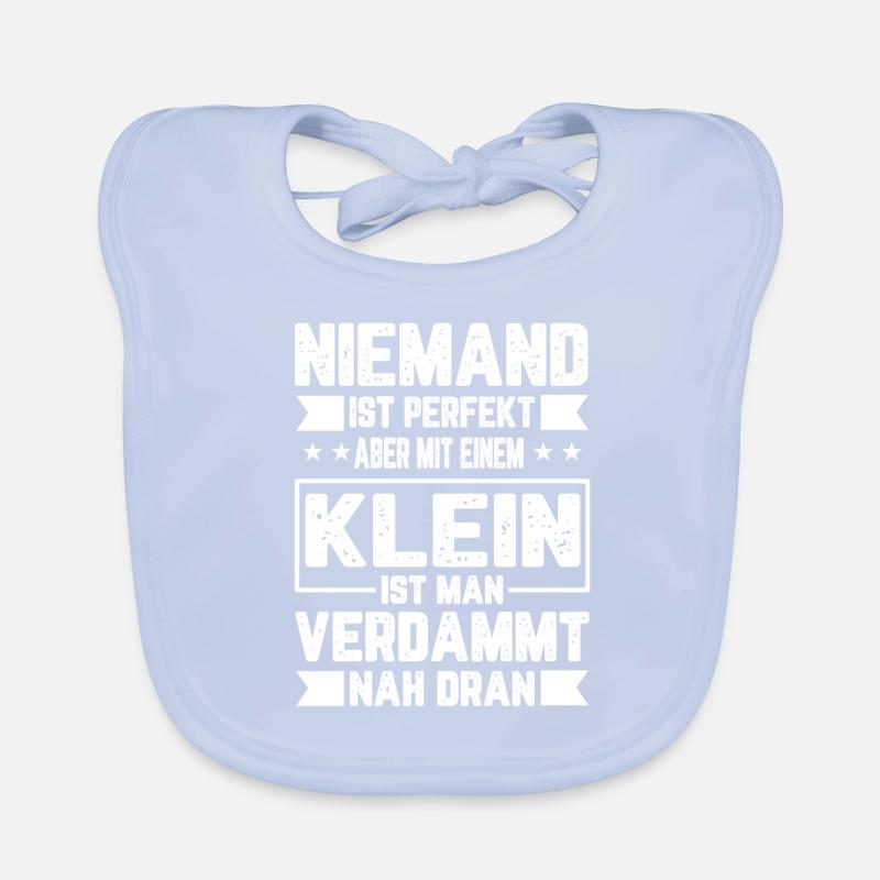 Klein Niemand ist Perfekt Geschenkidee Baby Bio-Lätzchen
