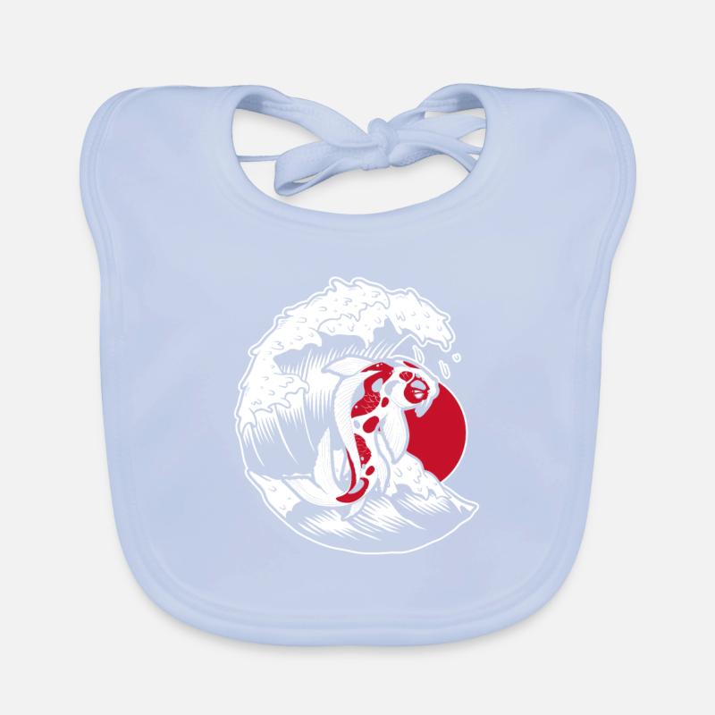 KOI WAVE Baby Bio-Lätzchen