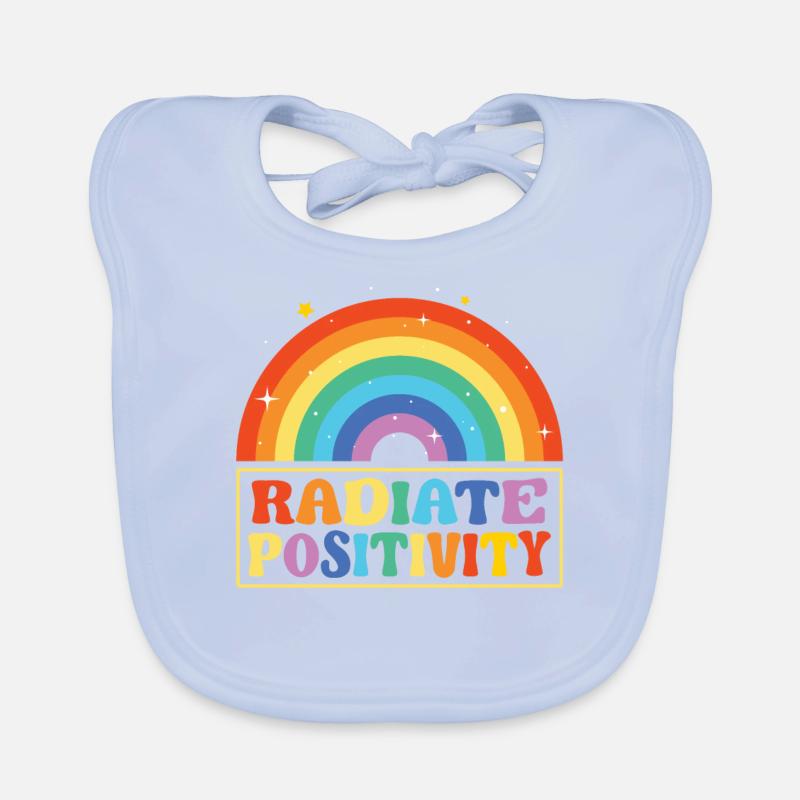 Radiate Positivity Organic Baby Bibs