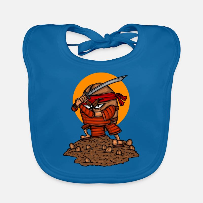 Coffee Lover Coffee Bean Samurai Coffee Organic Baby Bibs