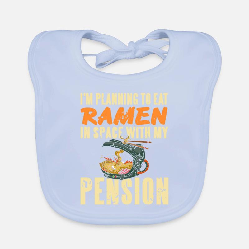 Planifier de manger des ramen dans l’espace avec ma pension Bavoir bio Bébé