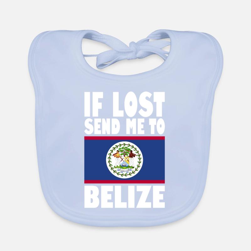 Drapeau du Belize Bavoir bio Bébé