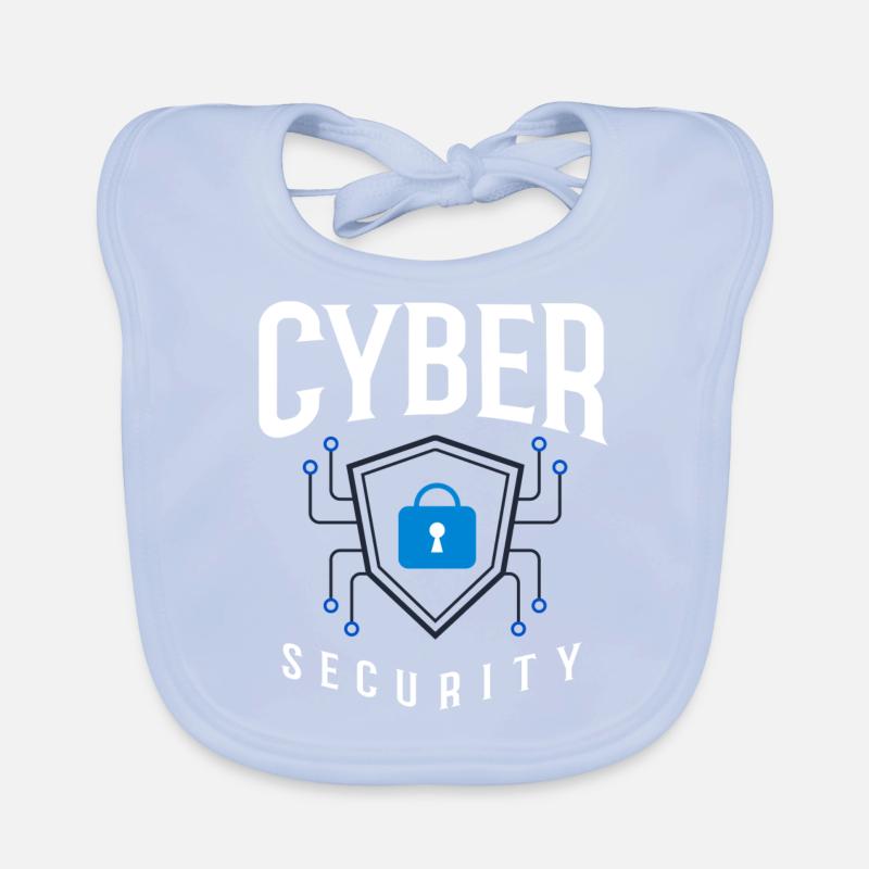 Cyber Security Information Computer Sicherheit Baby Bio-Lätzchen
