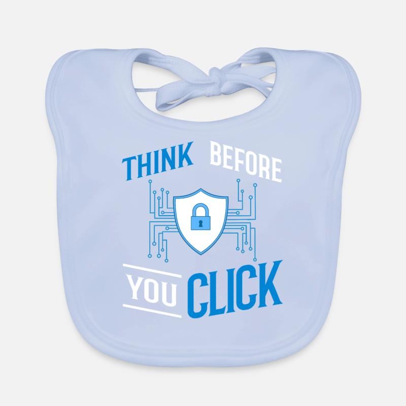 Cyber Security Information Computer Sicherheit Baby Bio-Lätzchen