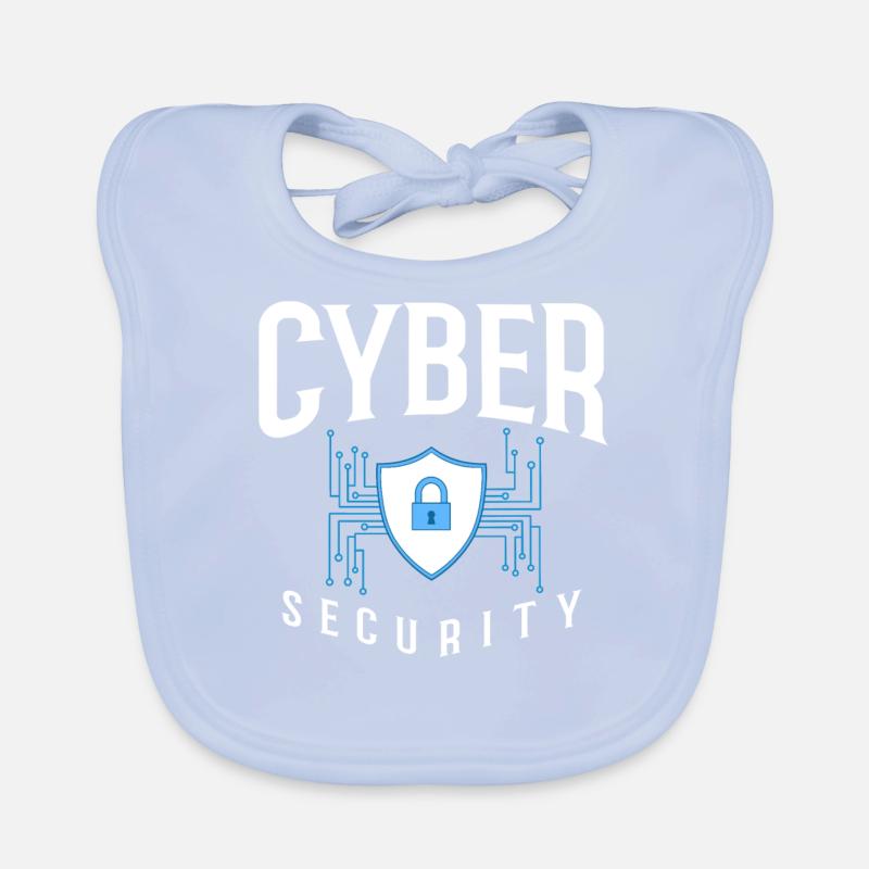 Cyber Security Information Computer Sicherheit Baby Bio-Lätzchen