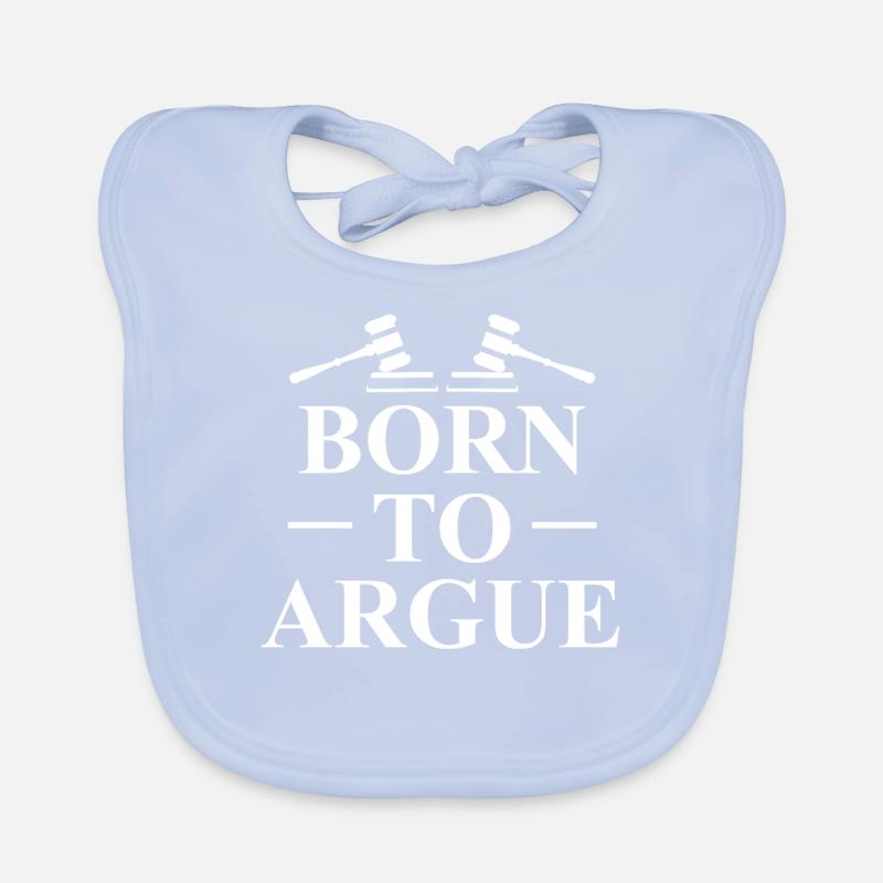 Né pour plaider avocat avocat Bavoir bio Bébé