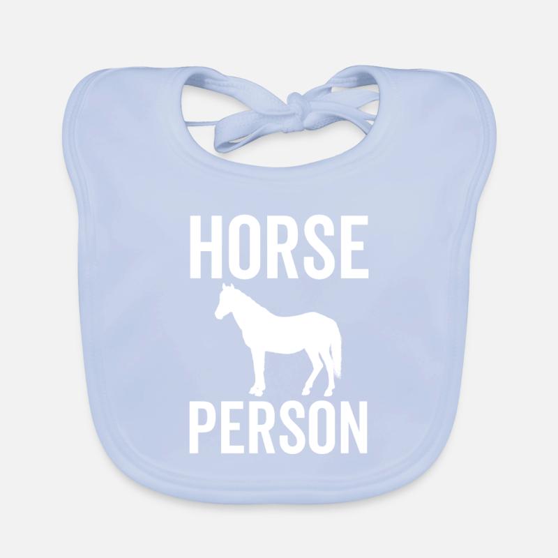Paard Persoon Bio-slabbetje voor baby's