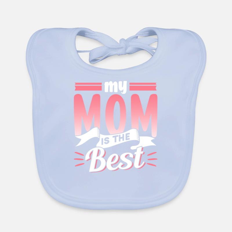 Meine Mutter Ist Die Beste Mama Muttertag Mami Baby Bio-Lätzchen