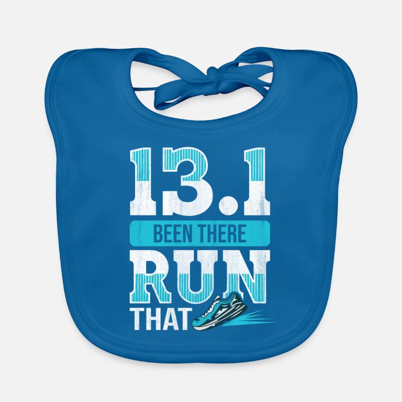 13.1 Been There Run That - Half Marathon Runner Baby Bio-Lätzchen