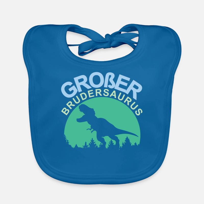 Großer Bruder Brudersaurus Baby Bio-Lätzchen