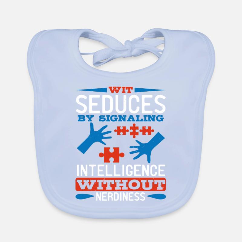 Wit seduces by signaling intelligence without Organic Baby Bibs