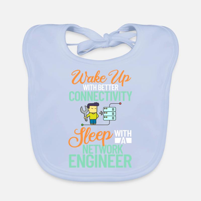 Netzwerkingenieur Network Engineer Computer Baby Bio-Lätzchen