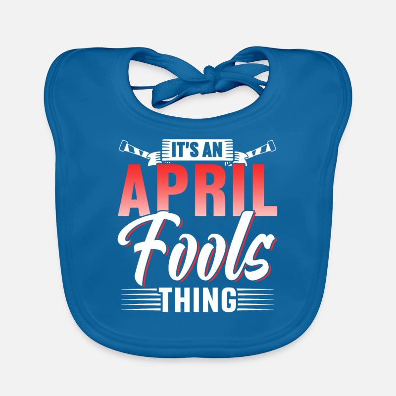 Das Ist Ein Aprilscherz Ding Witz April Baby Bio-Lätzchen