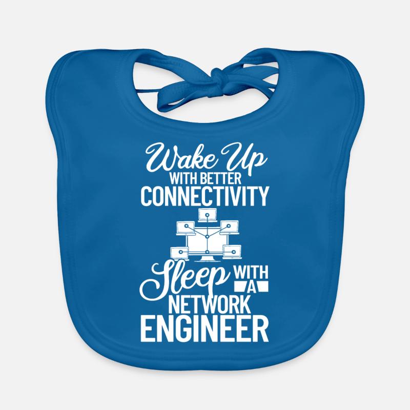 Netzwerkingenieur Network Engineer Computer Organic Baby Bibs