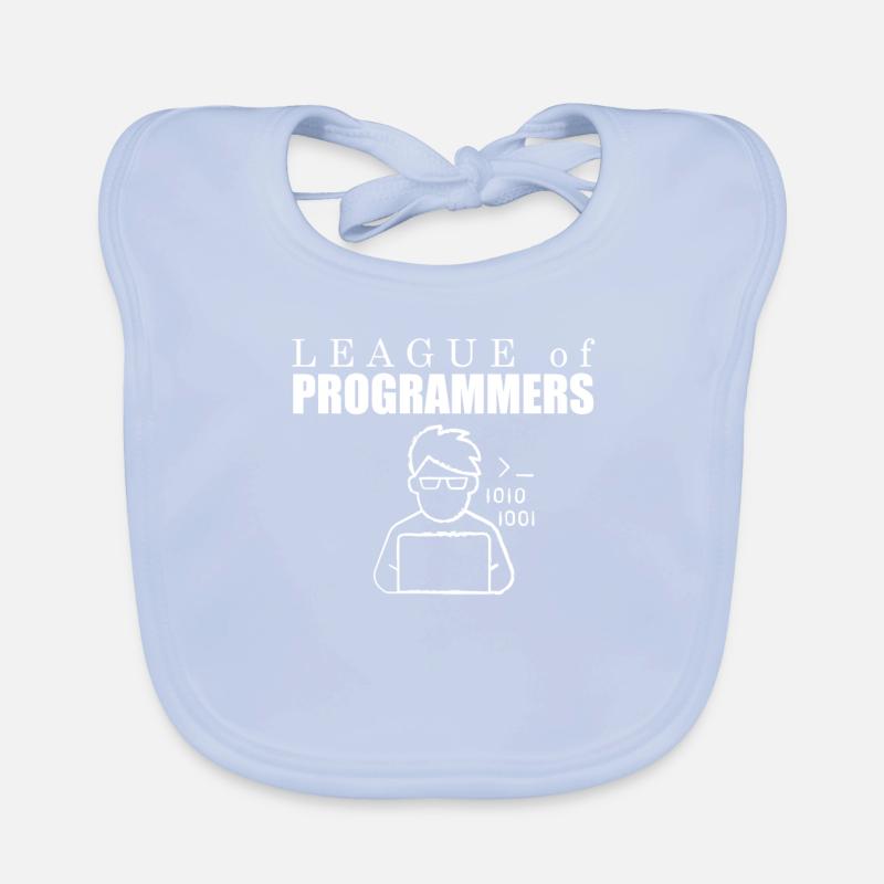 Programmer Coder Software Developer Organic Baby Bibs