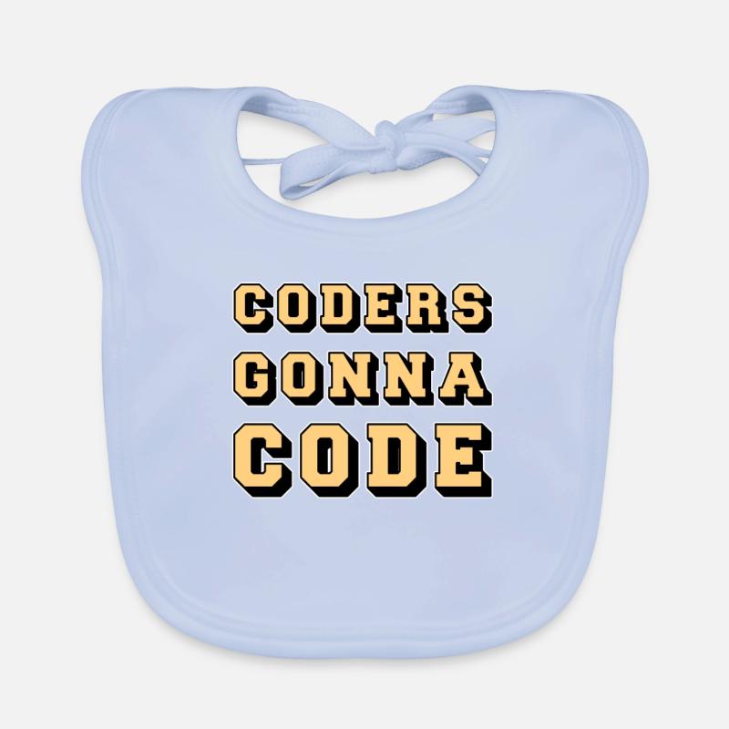 Programmer Coder Software Developer Organic Baby Bibs
