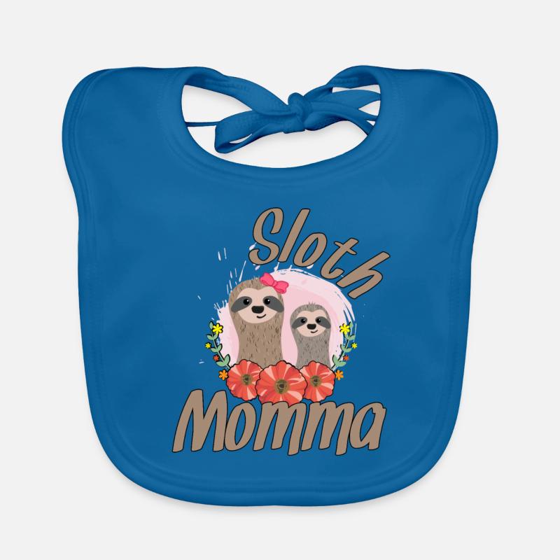 Faultier Mama Baby Bio-Lätzchen