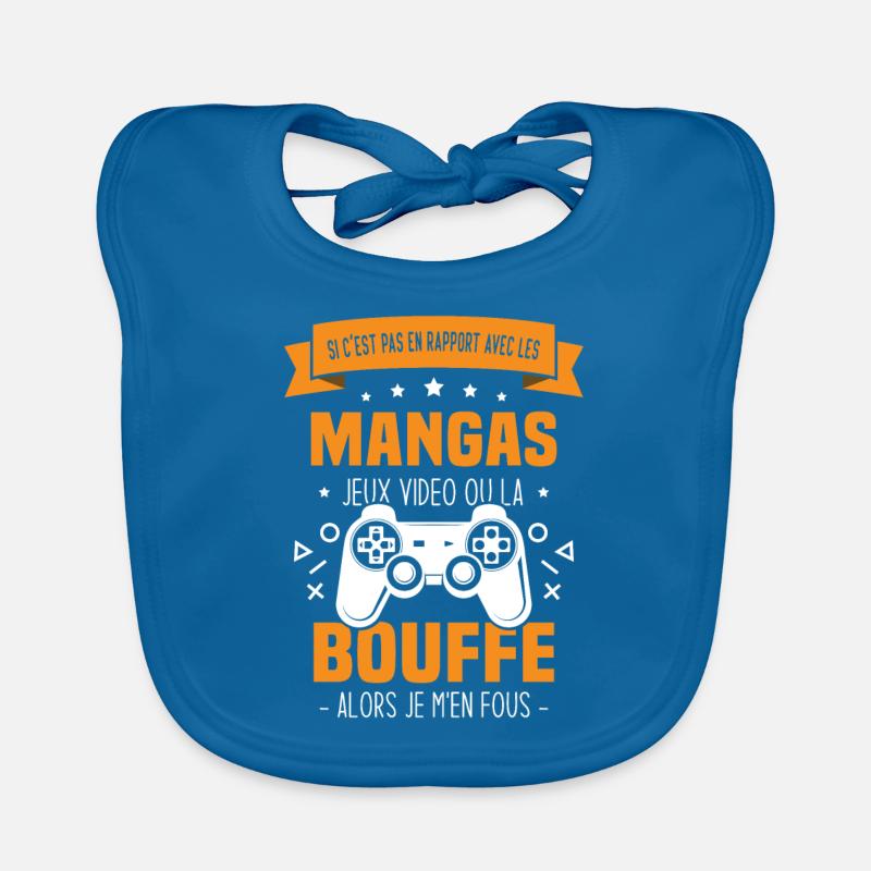 Si C'est Pas En Rapport Avec Les Mangas Jeux Vidéo Bavoir bio Bébé