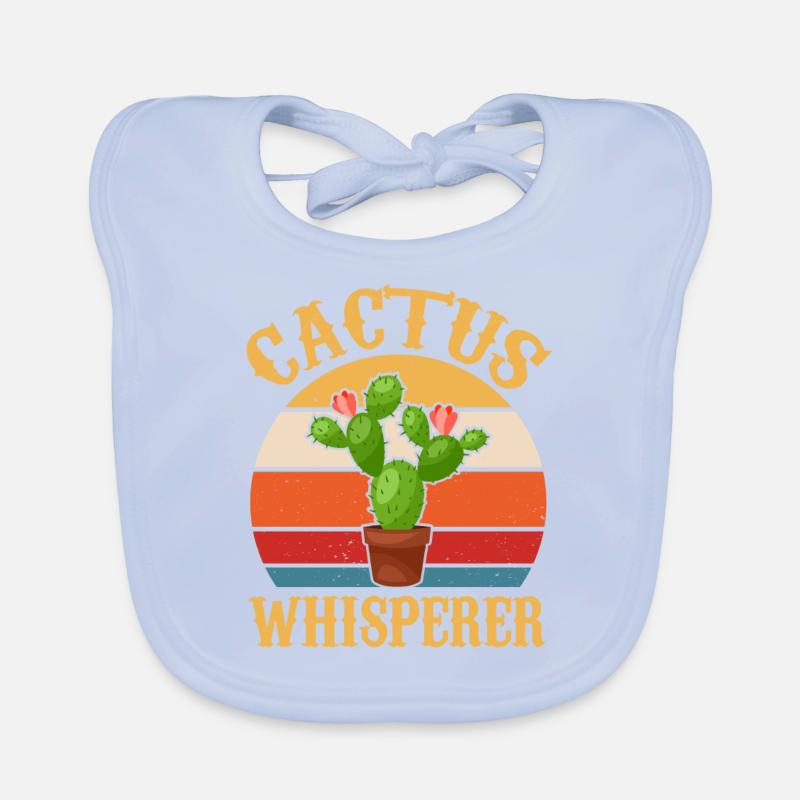 Cactus Whisperer - Fleurs de Sugaro occidental Bavoir bio Bébé