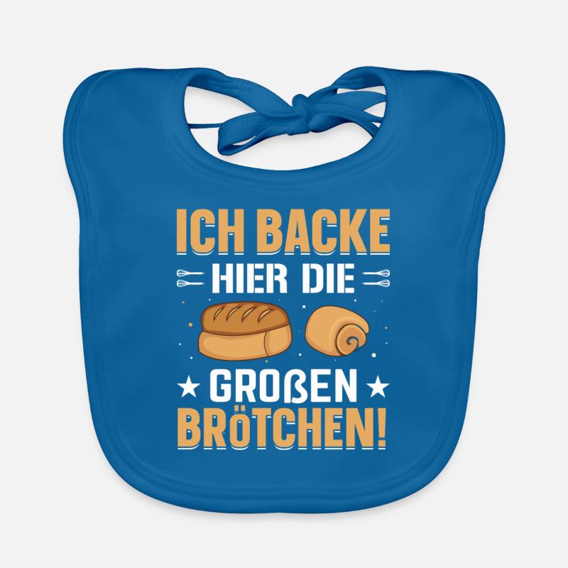 Bäcker Hobbybäcker Geschen Baby Bio-Lätzchen