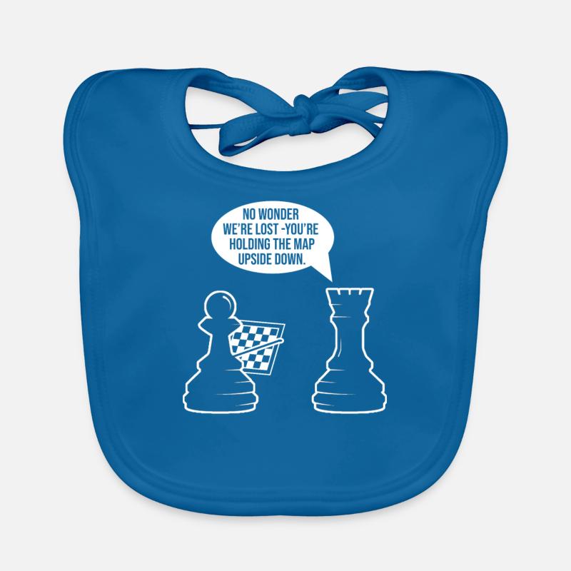 Chess Chess Pieces hess Meme Organic Baby Bibs