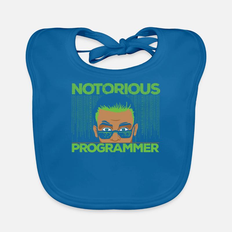 Programmer Coder Software Developer Organic Baby Bibs