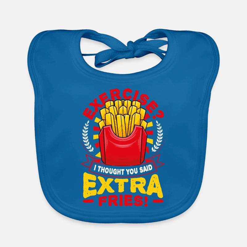 Frites extra Français Bavoir bio Bébé