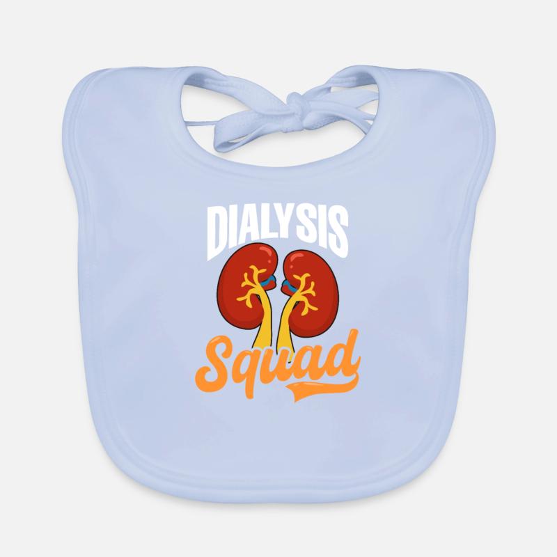 Dialysis Tech Dialysis Squad Baby Bio-Lätzchen