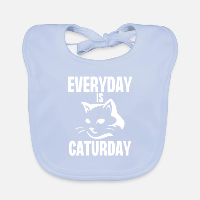 Everyday is Caturday Organic Baby Bibs