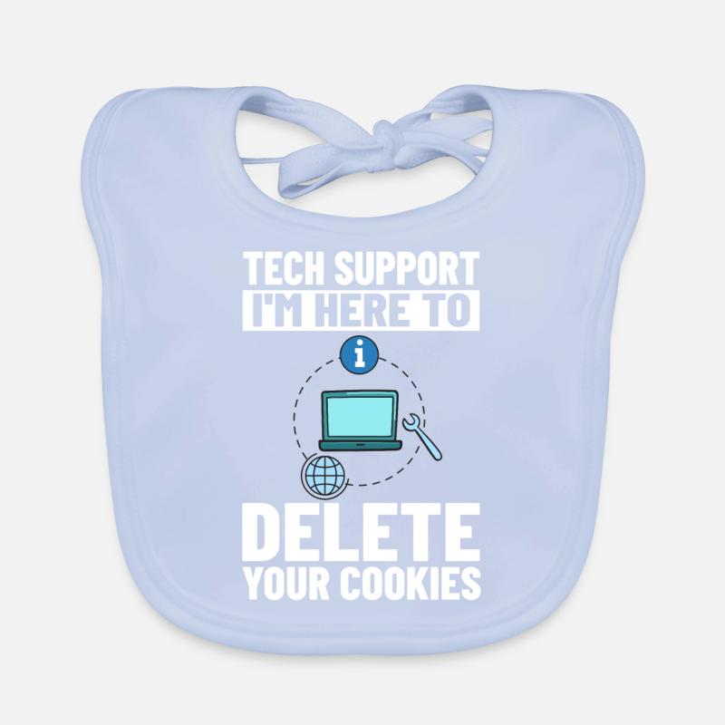 Tech Support IT Technischer Hilfe Helpdesk Baby Bio-Lätzchen