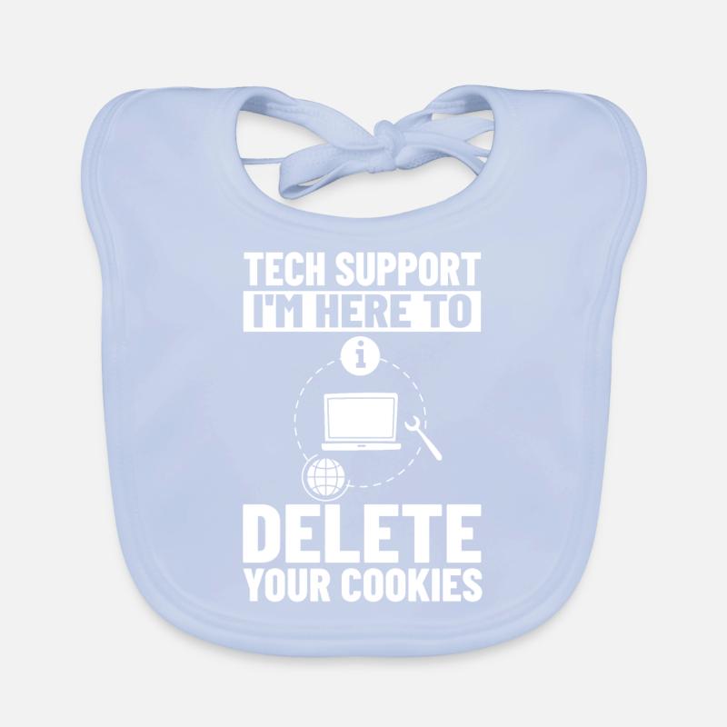 Tech Support IT Technischer Hilfe Helpdesk Baby Bio-Lätzchen