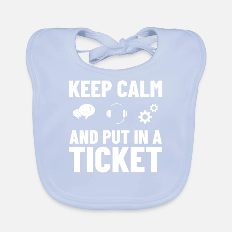 Tech Support IT Technical Assistance Helpdesk Organic Baby Bibs