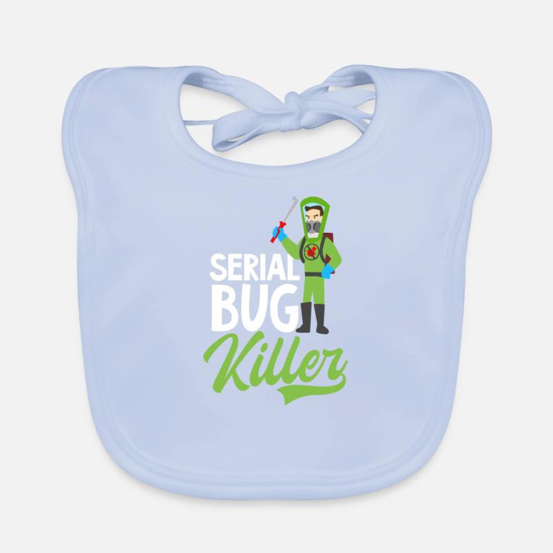 Bug Exterminator Serial Bug Killer Organic Baby Bibs