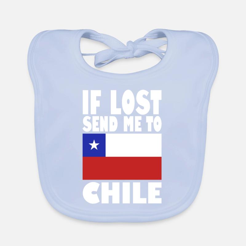 Dicton du drapeau du Chili Bavoir bio Bébé