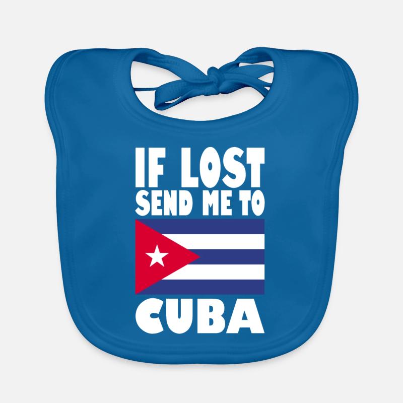 Drapeau de Cuba Bavoir bio Bébé
