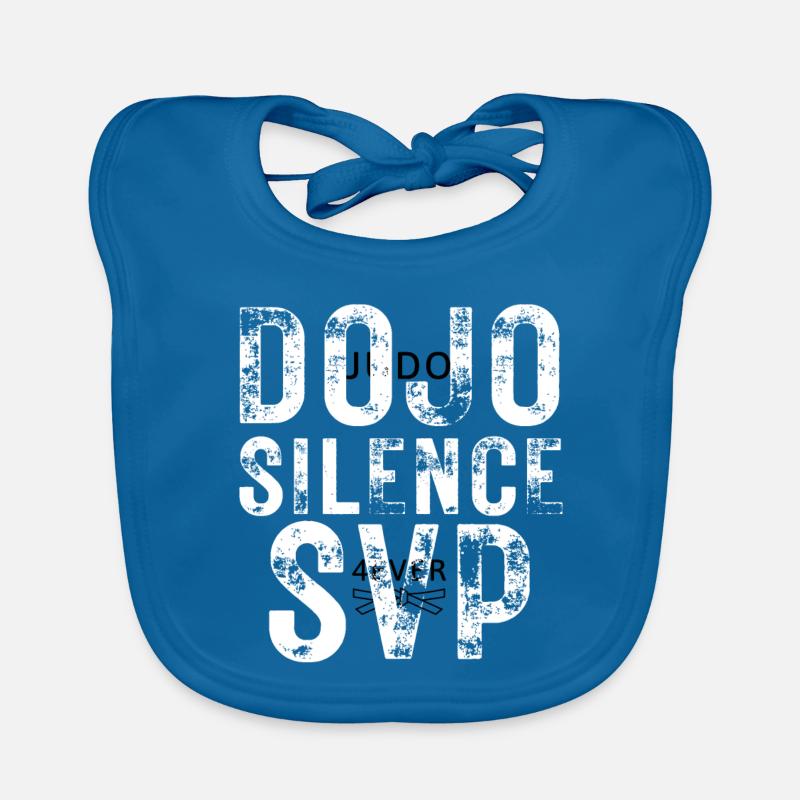 Dojo Silenece SVP - karate teacher Organic Baby Bibs