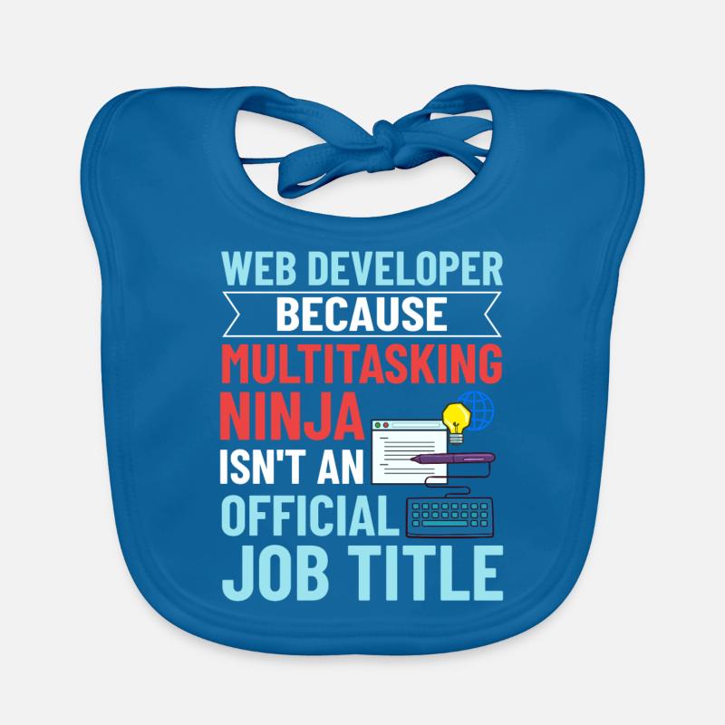 Développeur Web Developer Manager de développement Web Bavoir bio Bébé