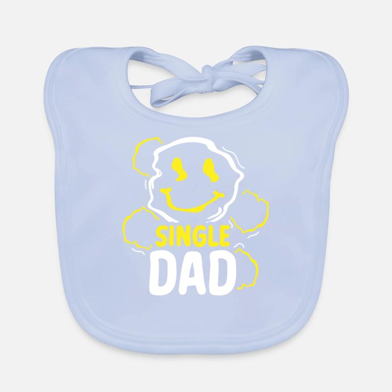 Single Father Daddy Single Parent Dad Organic Baby Bibs