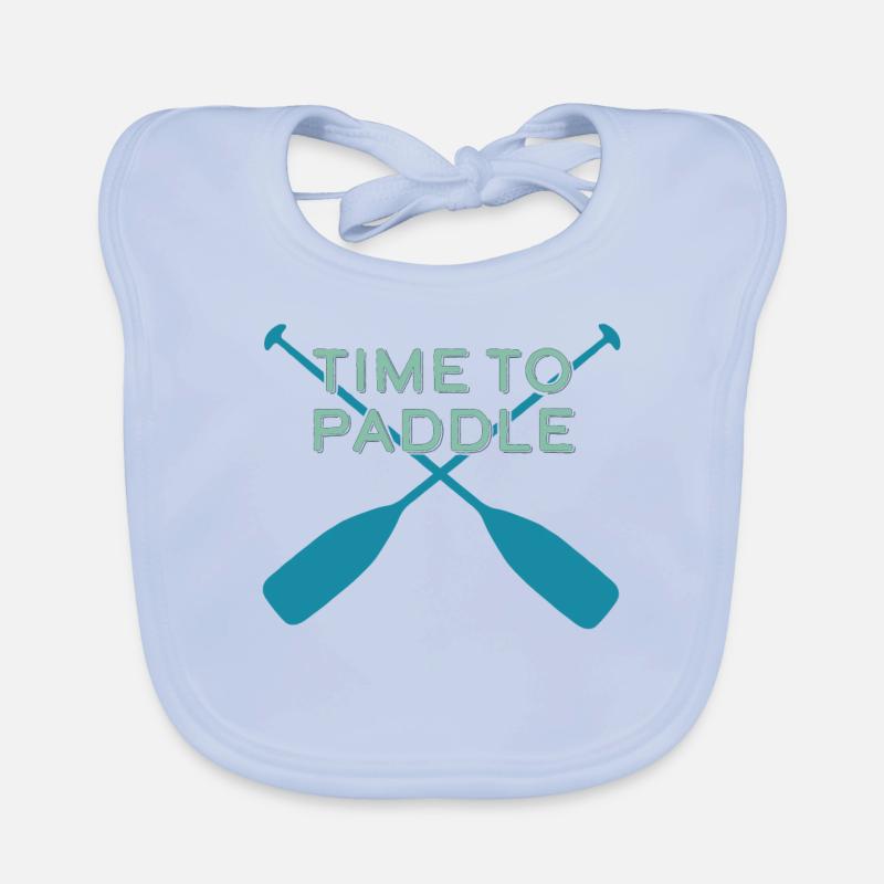 Canoë Paddle Eau vive Canoë Canoéistes Bavoir bio Bébé