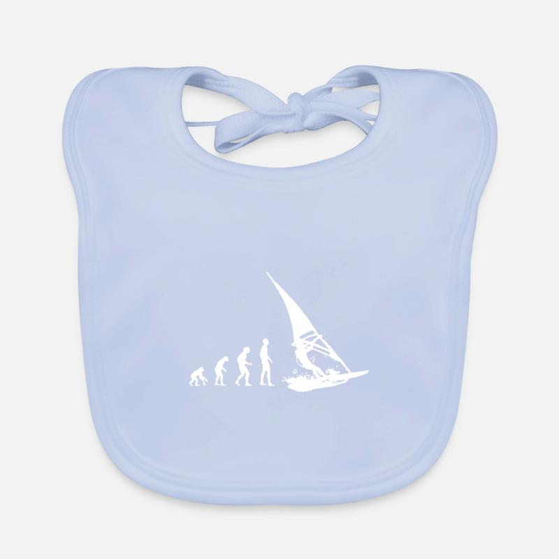 Evolution Windsurfing Windsurfen Sport Hobby Organic Baby Bibs
