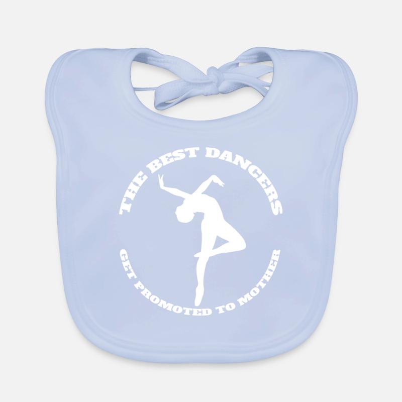 Danseuse Ballerine Mama Ballet Mère Cours de danse Danse Bavoir bio Bébé